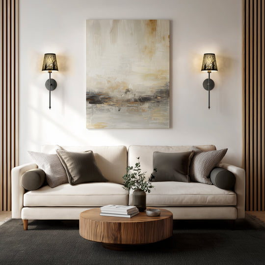 WIRELESS METALLIC WALL SCONCES (SET OF 2)