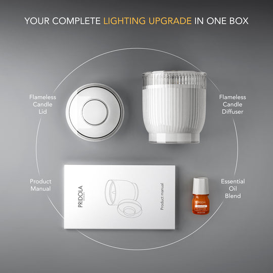 FLAMELESS CANDLE WITH DIFFUSER