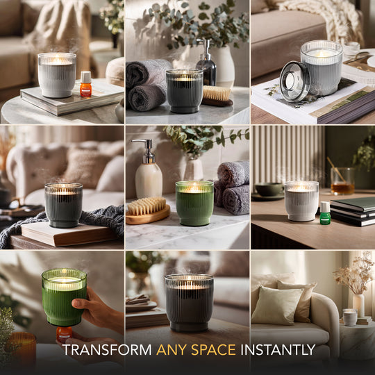 FLAMELESS CANDLE WITH DIFFUSER