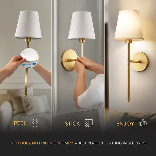 WIRELESS WALL SCONCES ( SET OF 2 )
