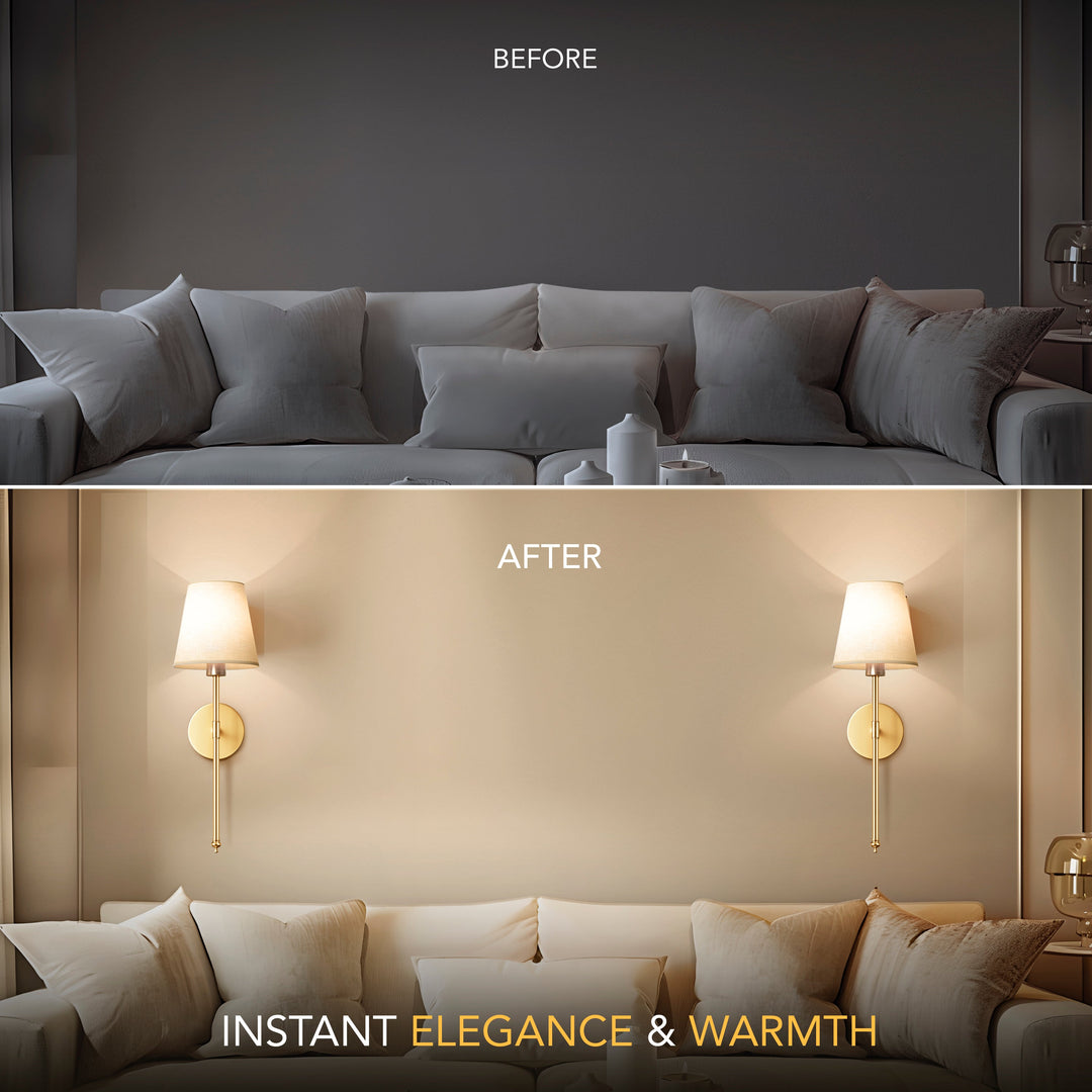 WIRELESS WALL SCONCES ( SET OF 2 )