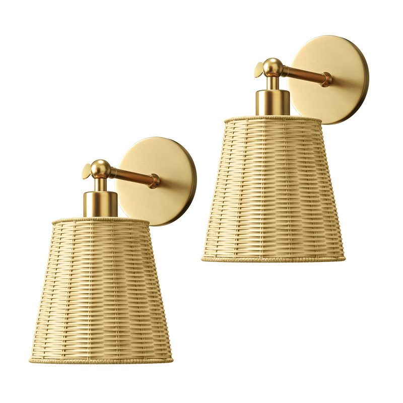 NATURAL WIRELESS WALL SCONCE