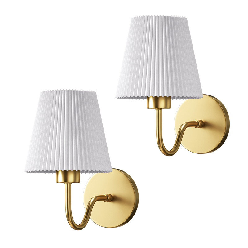 CURVED WIRELESS WALL SCONCE