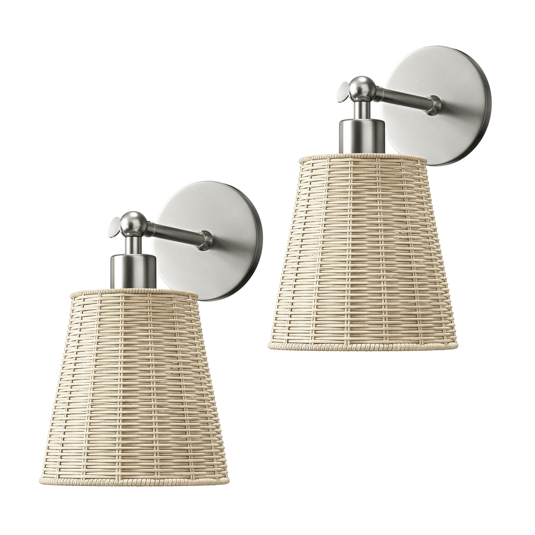 NATURAL WIRELESS WALL SCONCE