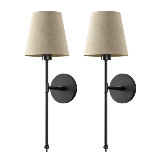 WIRELESS SAND WALL SCONCES (SET OF 2)