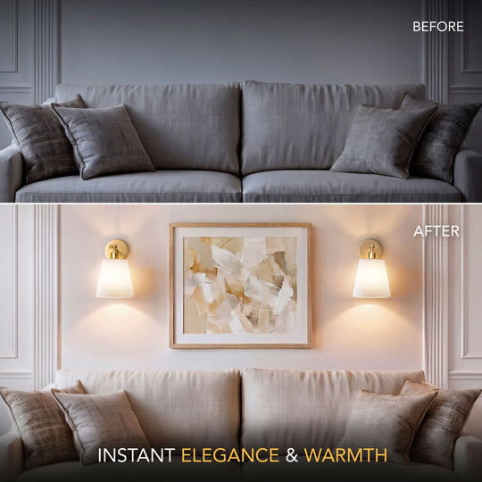 NATURAL IVORY WALL SCONCE
